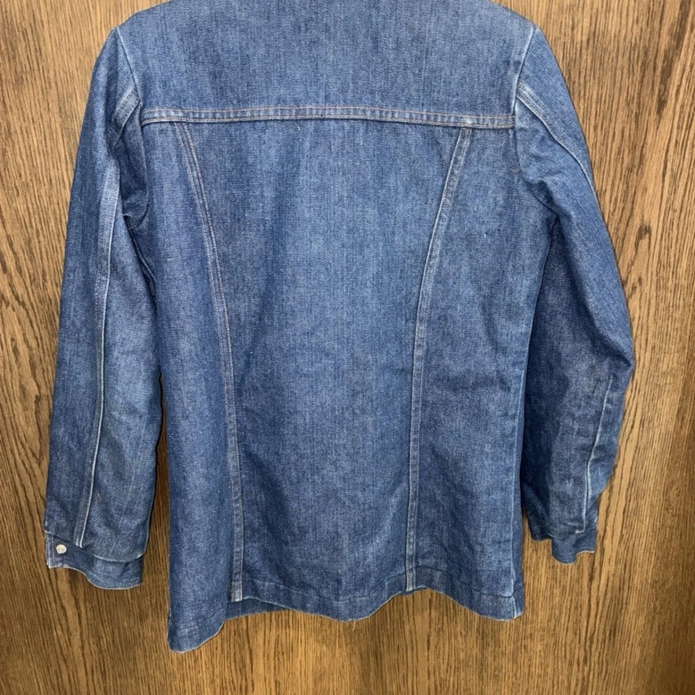 Men's Vintage Wrangler 70’s Wrangle Wrange Coat Size Small - Picture 3 of 5